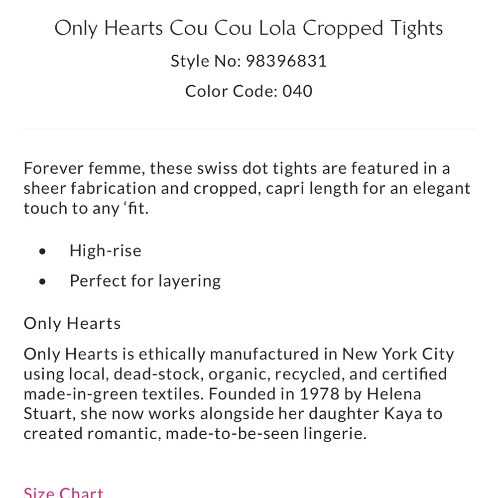 NWT Free People Only Hearts Cou cou lola cropped tights - Picture 3 of 4